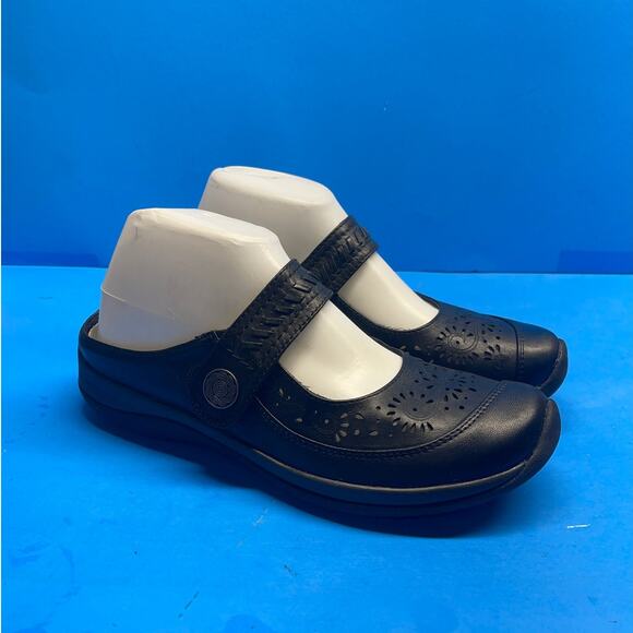 EARTH ORIGINS Women's Leather Shoes Black Loafer Slip On Comfort Jocelyn  8 M - Picture 3 of 12